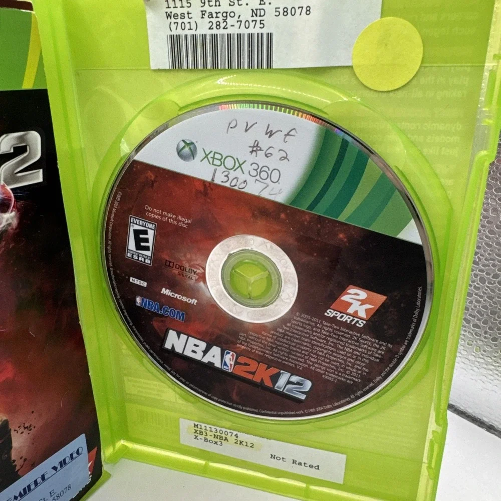 NBA 2K12 (Microsoft Xbox 360, 2011)‎